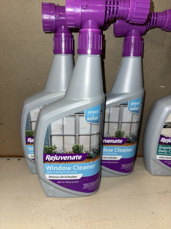 Rejuvenate granite cleaner, and window cleaner