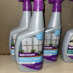 Rejuvenate granite cleaner, and window cleaner