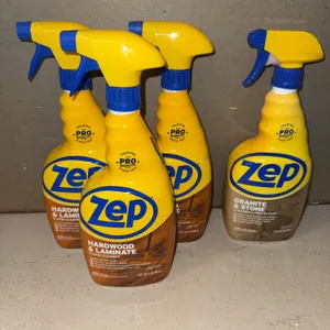 Zep hardwood and laminate cleaner and stone cleaner