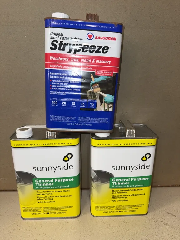 Paint thinner and stripper