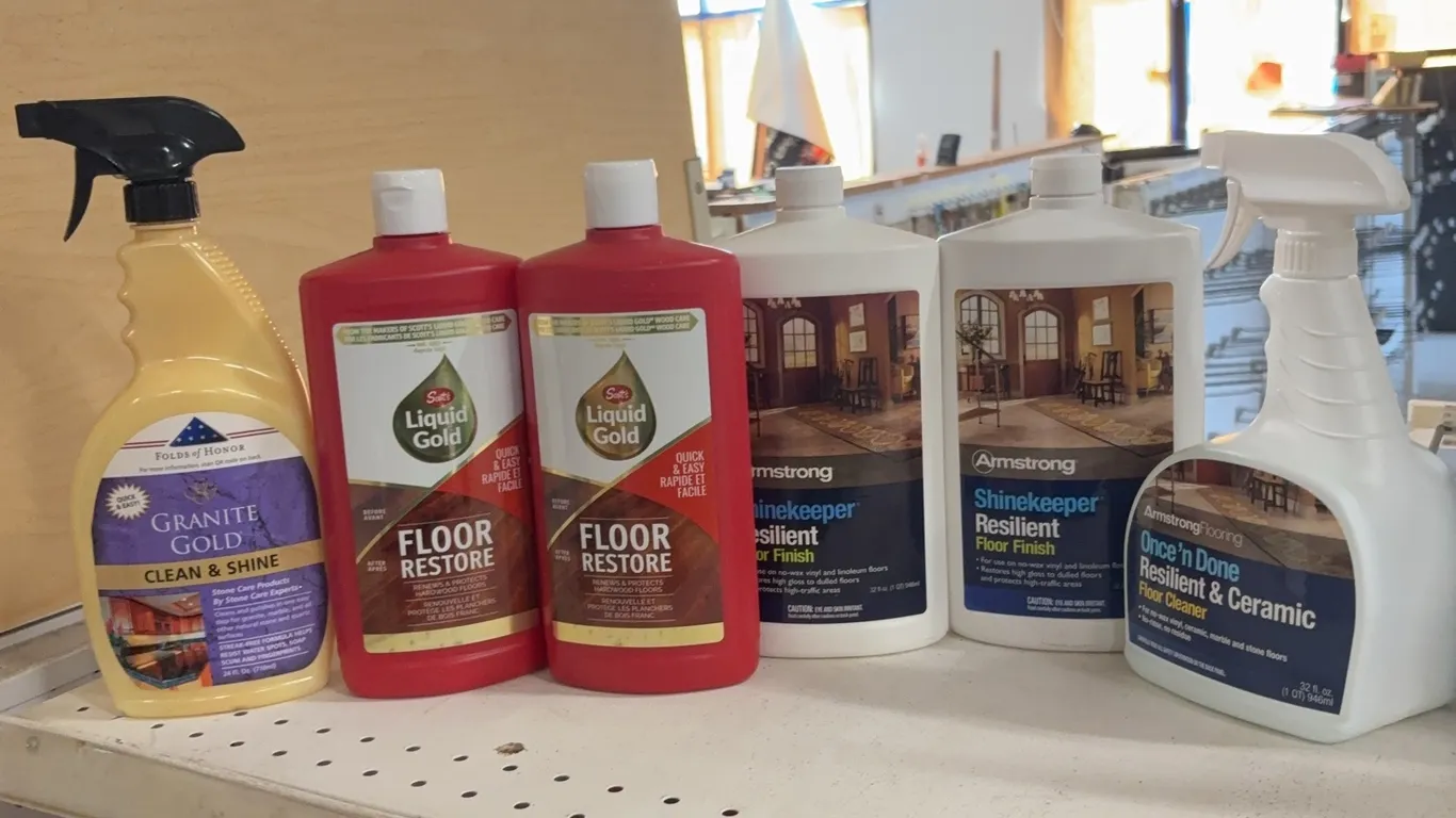 floor cleaner and finish