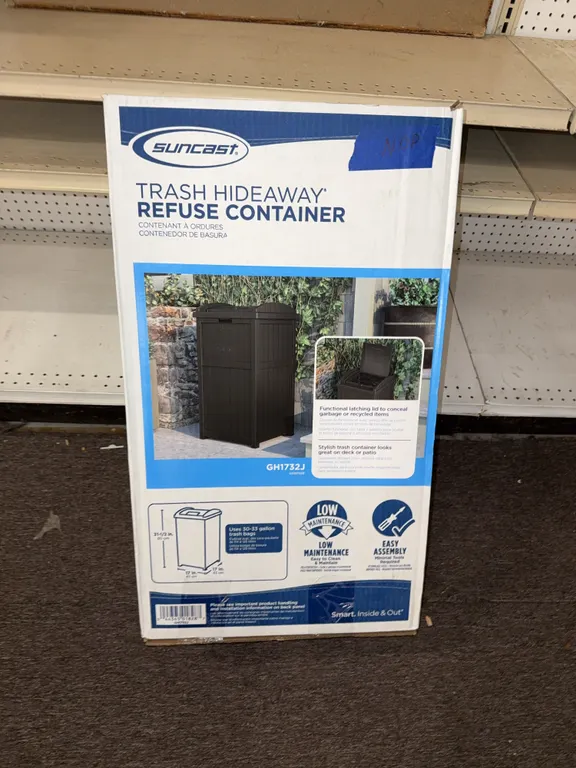 Suncast trash hide away