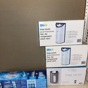 Bag, saver bins, and toilet wand