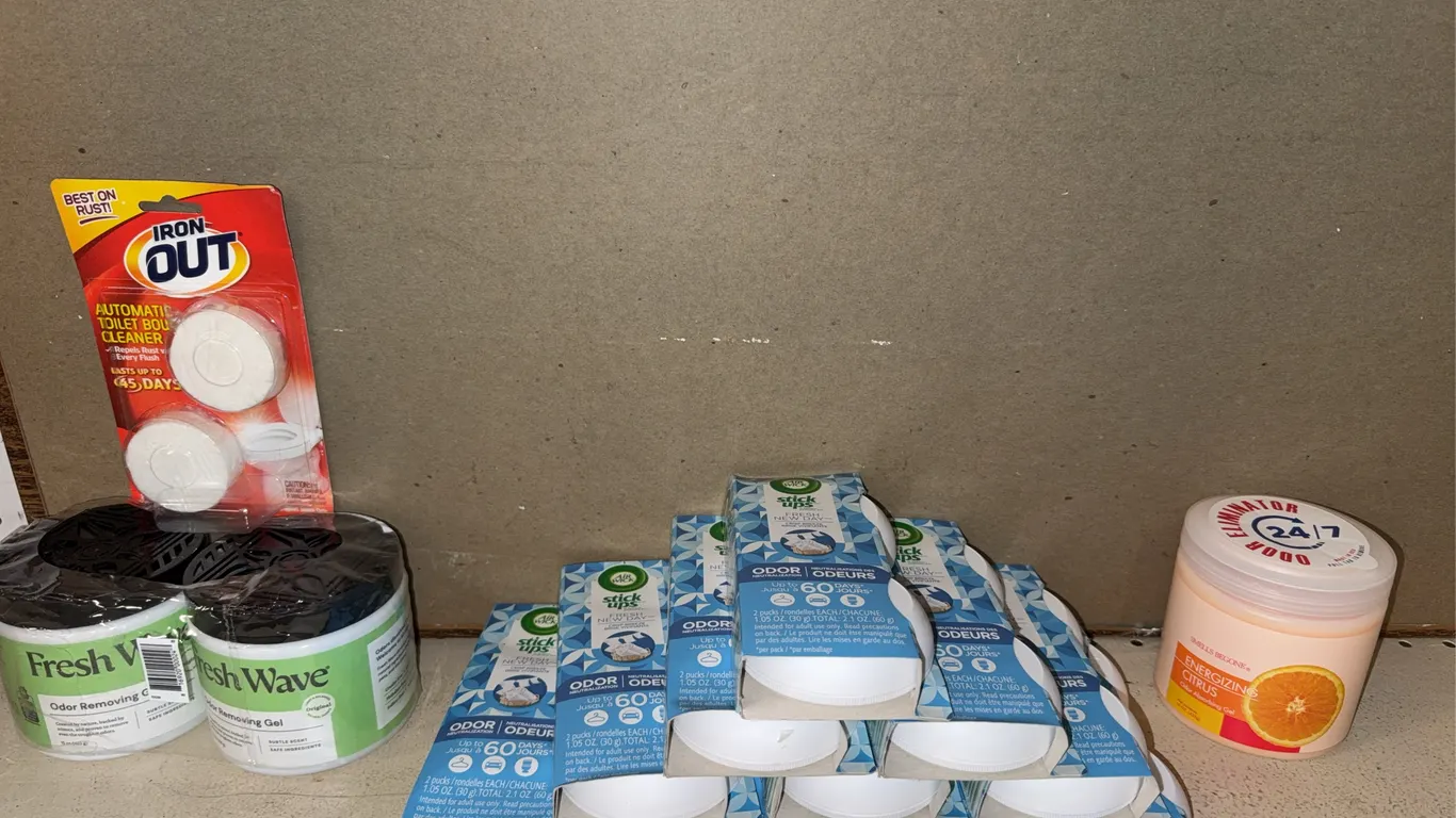 Air freshener odor, removing products