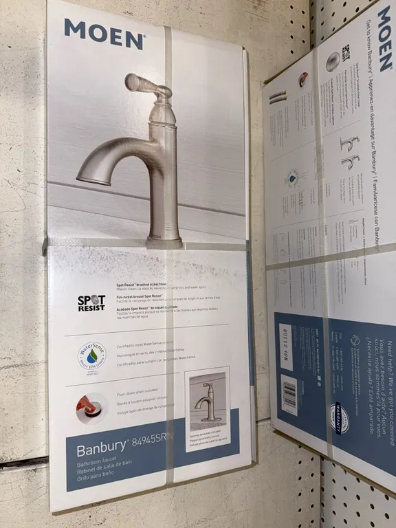 Moen new in box faucets