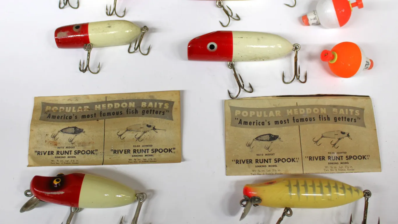 Heddon River Runt Spook Lures with Papers