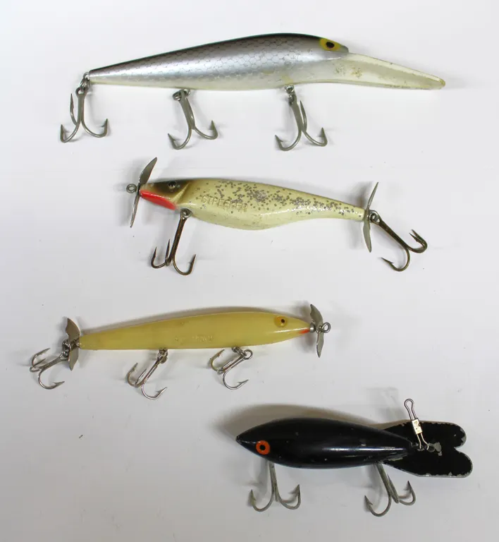 Vintage Fishing Lures, 4 Pieces