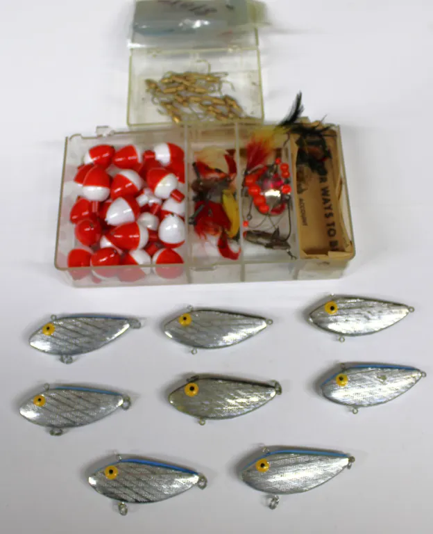 Fishing Lures, Floats, and Hooks