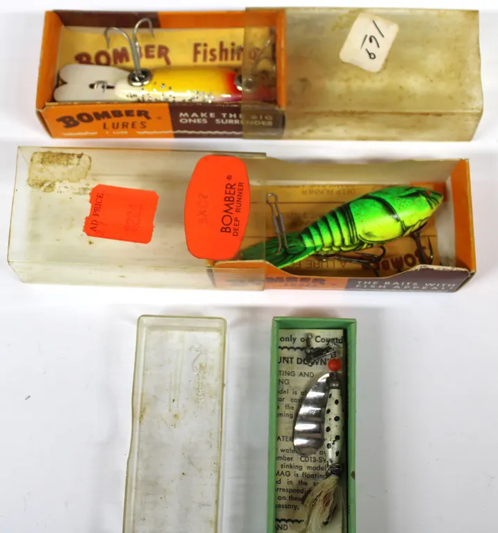 Bomber Lures & Rapala Sinking Fishing Lures