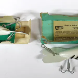 Heddon River Runt Fishing Lures in Boxes