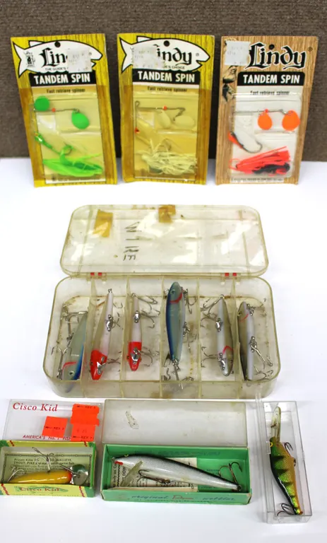 Fishing Lures Rapala, Cisco Kid, Lindy Spinner