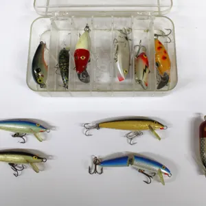 Fishing Lures and Plastic Tackle Box
