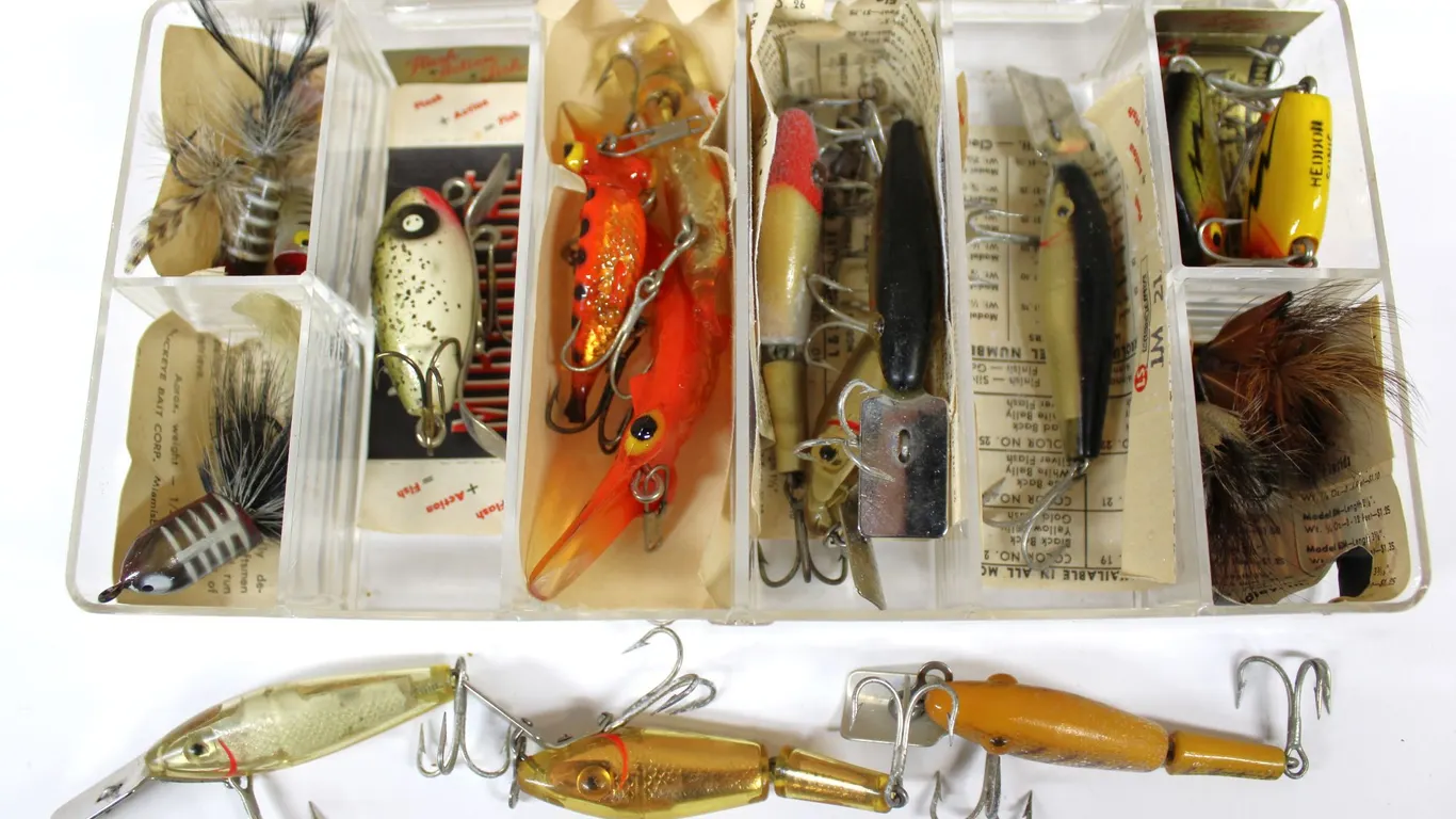 Heddon Fishing Lures in Box