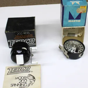 Zebco 202 Spinning & Martin 63 Fly Reels Boxed