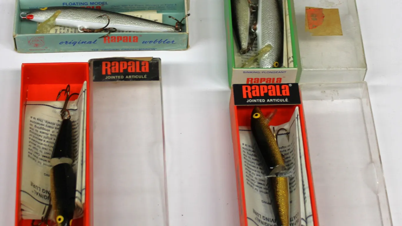 Rapala Fishing Lures With Original Boxes
