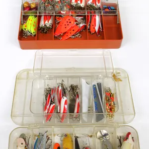 Fishing Lures in Two Tackle Boxes