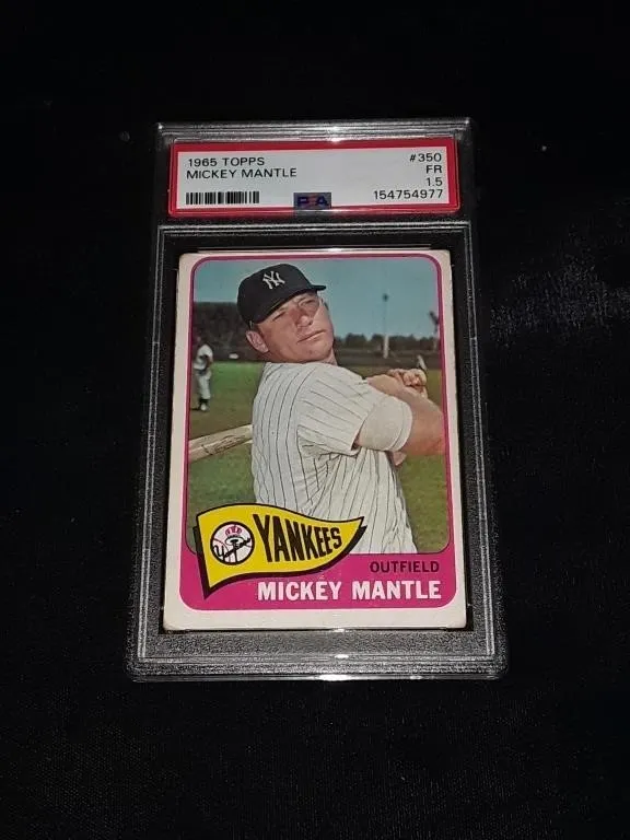 1965 Topps Mickey Mantle PSA 1.5