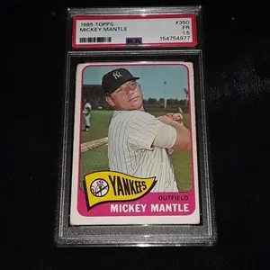 1965 Topps Mickey Mantle PSA 1.5