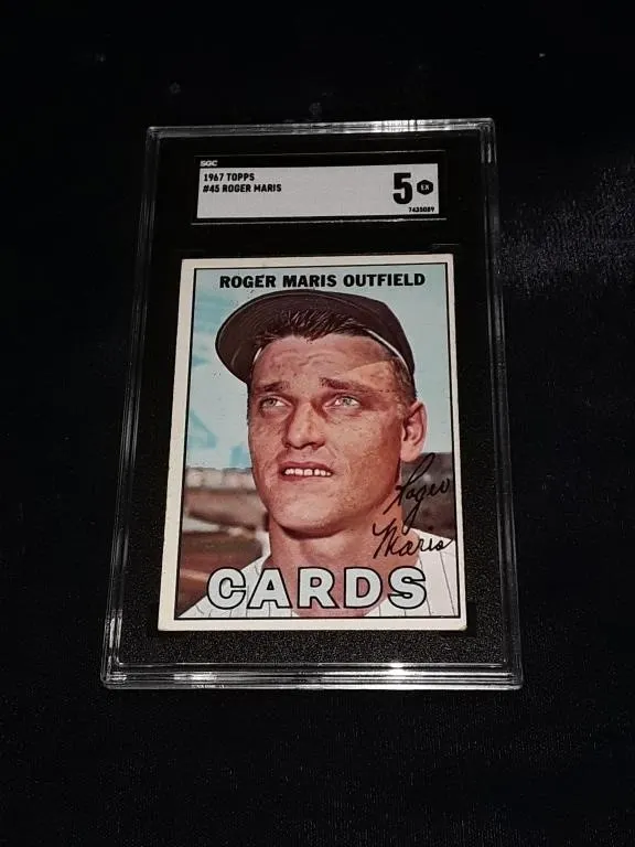 1967 Topps Roger Maris SGC 5