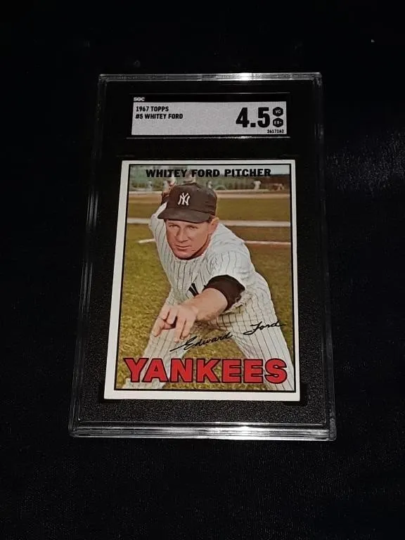 1967 Topps Whitey Ford SGC 4.5