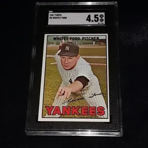 1967 Topps Whitey Ford SGC 4.5