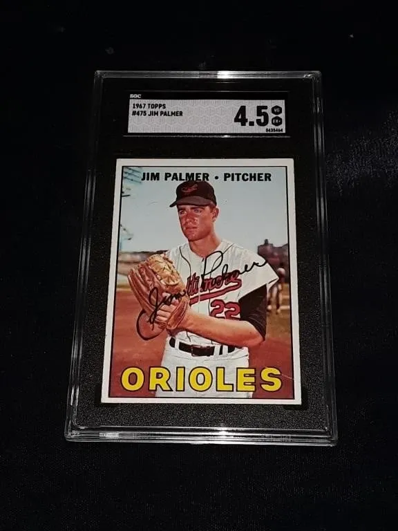 1967 Topps Jim Palmer SGC 4.5