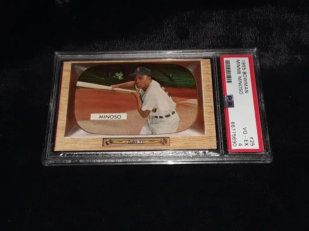 1955 Bowman Minnie Minoso PSA 4