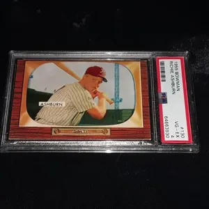 1955 Bowman Richie Ashburn PSA 4