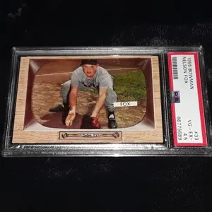 1955 Bowman Nelson Fox PSA 4.5