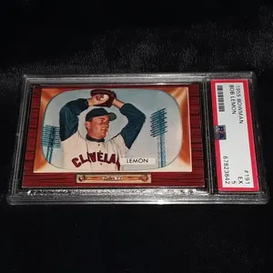 1955 Bowman Bob Lemon PSA 5