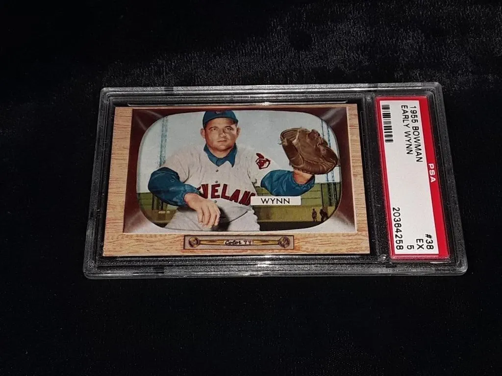 1955 Bowman Erly Wynn PSA 5