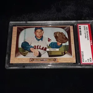 1955 Bowman Erly Wynn PSA 5