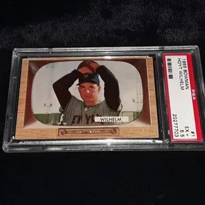 1955 Bowman Hoyt Wilhelm PSA 5.5
