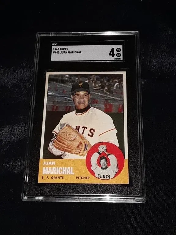 1963 Topps Juan Marichal SGC 4