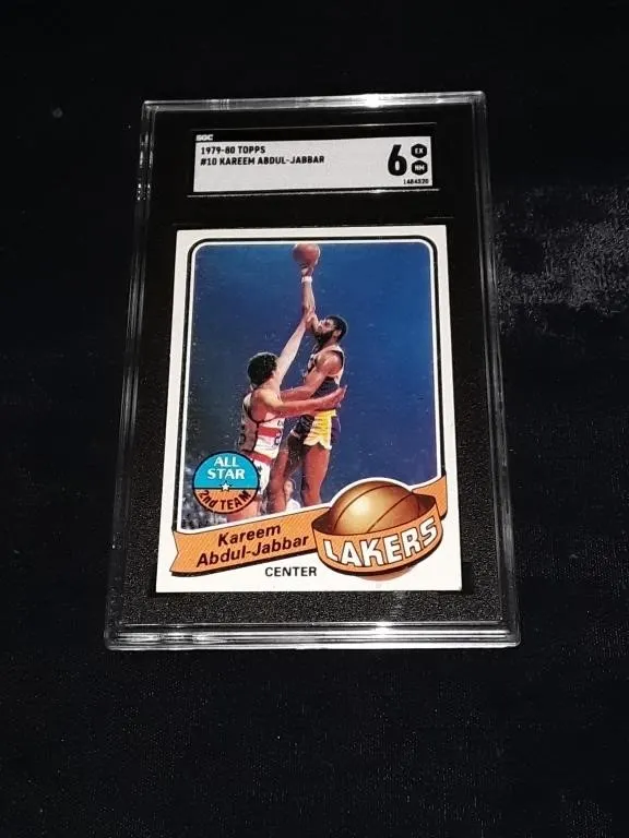 1979-80 Topps Kareem Abdul-Jabbar SGC 6