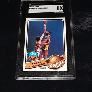 1979-80 Topps Kareem Abdul-Jabbar SGC 6