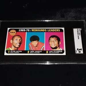 1970-71 Topps Kareem/Hayes/Unseld SGC 3
