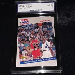 1993 Upper Deck Michael Jordan GEM MT 10