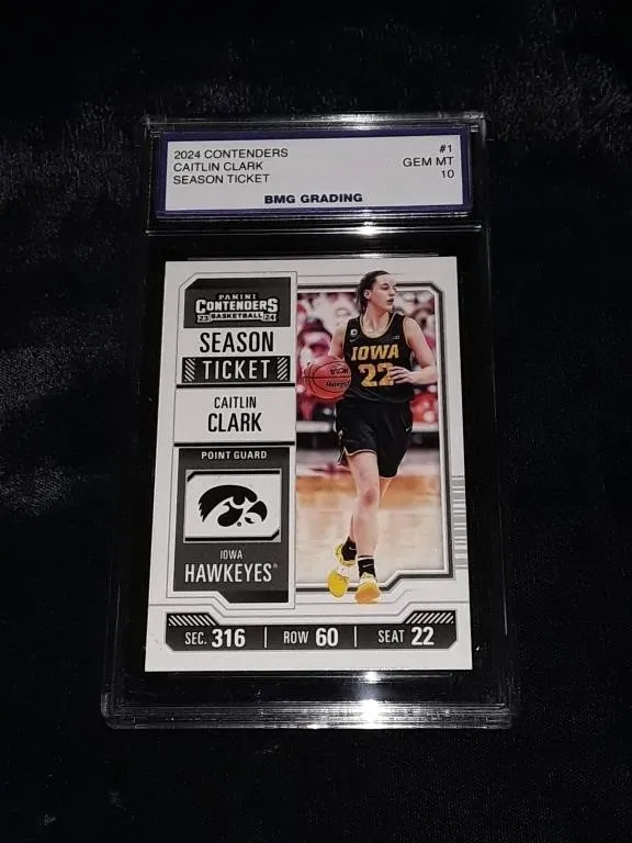 2024 Contenders Caitlin Clark GEM MT 10
