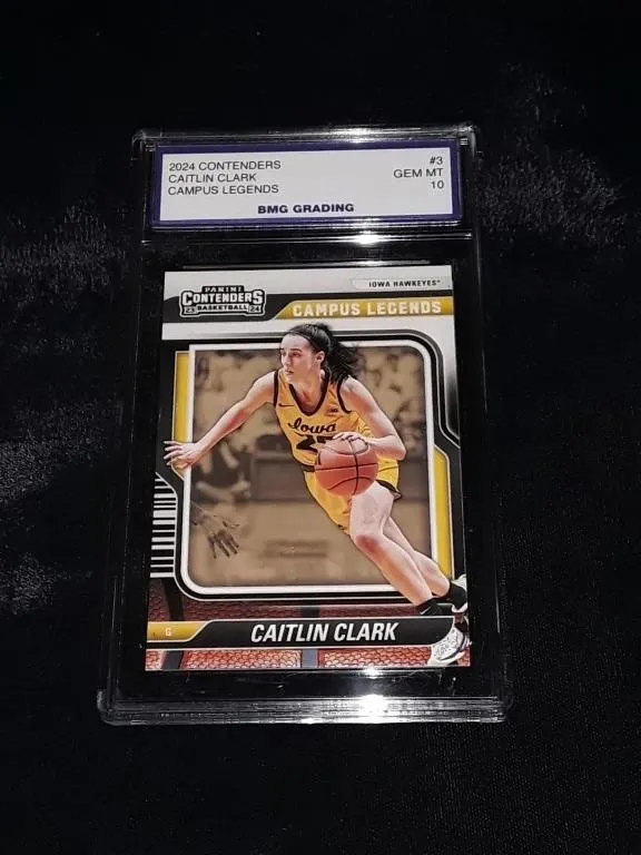 2024 Contenders Caitlin Clark GEM MT 10