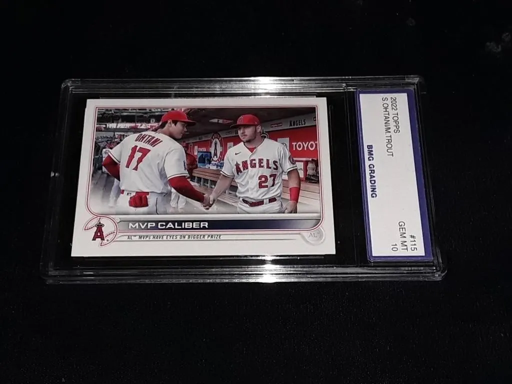 2022 Topps Shohei Ohtani/Mike Trout GEM MT 10