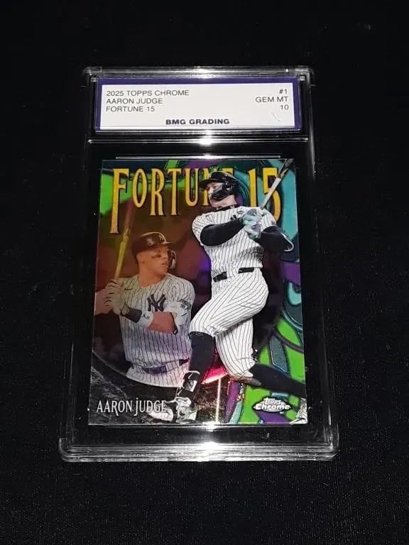2025 Topps Chrome Aaron Judge GEM MT 10