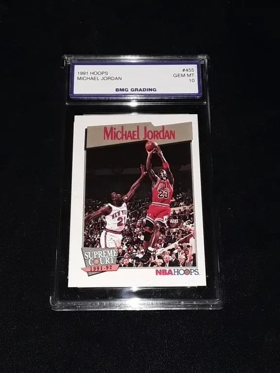 1991 Hoops Michael Jordan #455 GEM MT 10