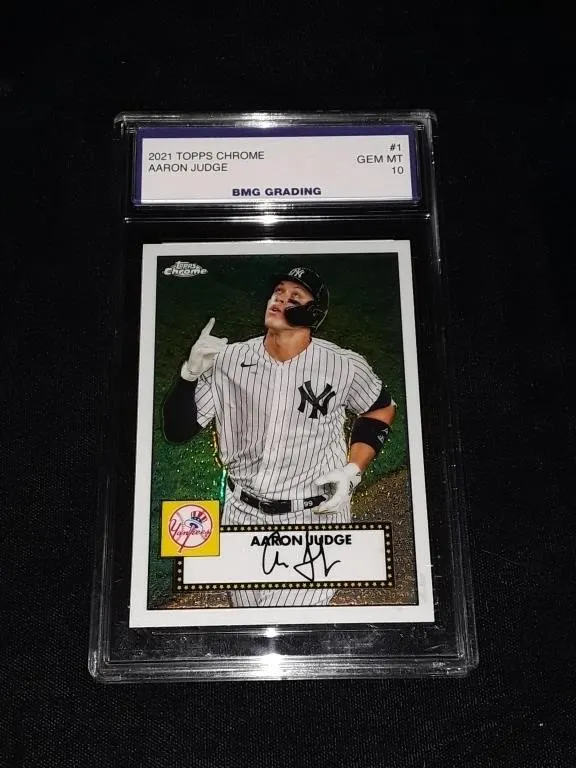 2021 Topps Chrome Aaron Judge #1 GEM MT 10