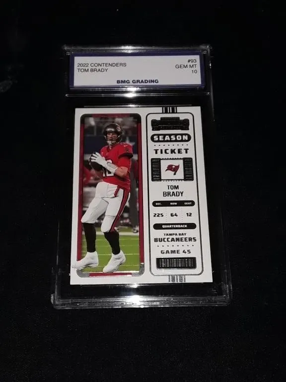 2022 Contenders Tom Brady #93 GEM MT 10