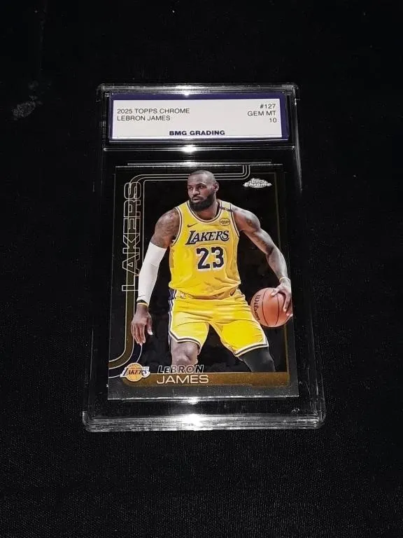 2025 Topps Chrome Lebron James #127 GEM MT 10