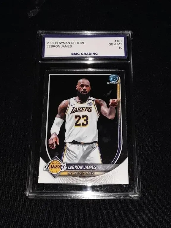2025 Bowman Chrome Lebron James #121 GEM MT 10