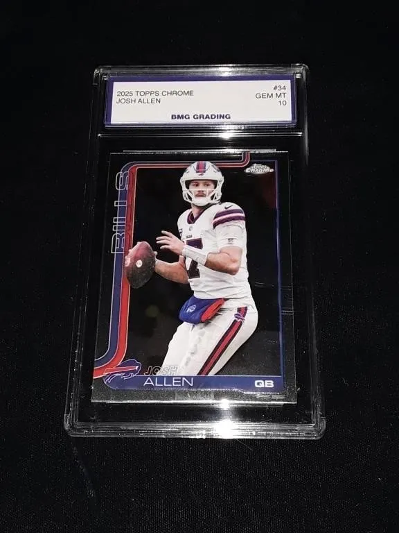 2025 Topps Chrome Josh Allen #34 GEM MT 10
