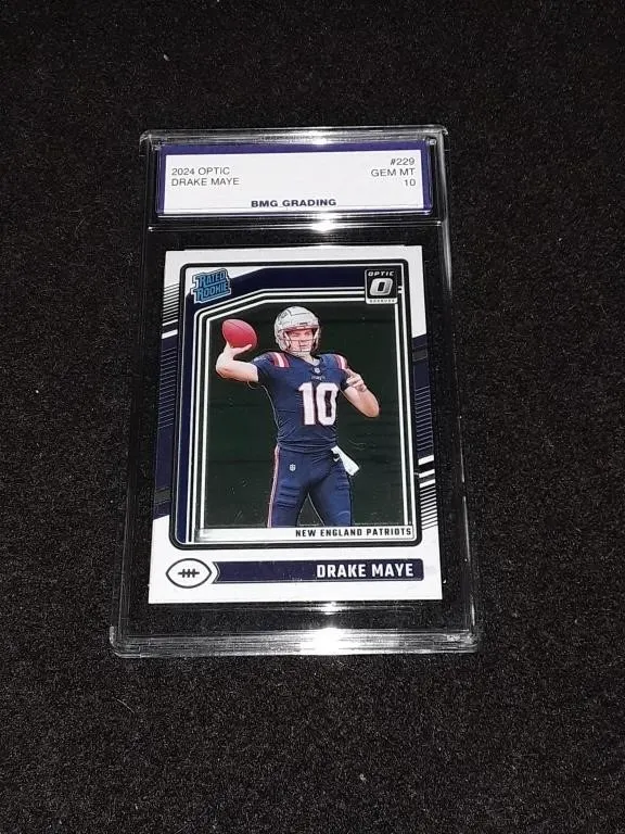 2024 Optic Drake Maye #229 GEM MT 10