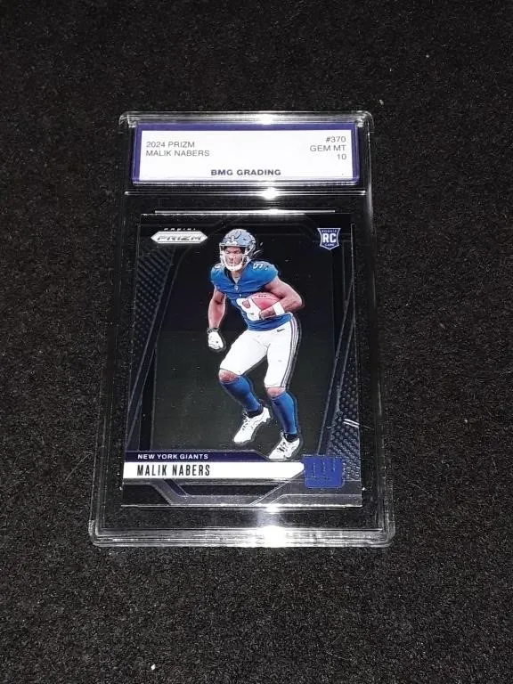 2024 Prizm Malik Nabers #370 GEM MT 10